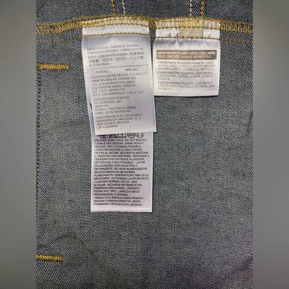 2015 SXSW Levi's Staff Denim Jacket Medium - Exclusive Rock Memorabilia - Picture 3 of 4